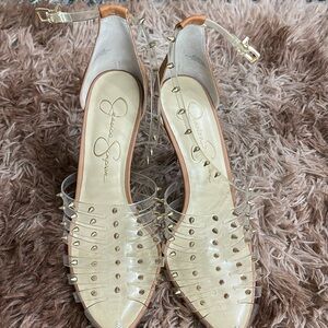 Nice high heel shoes.